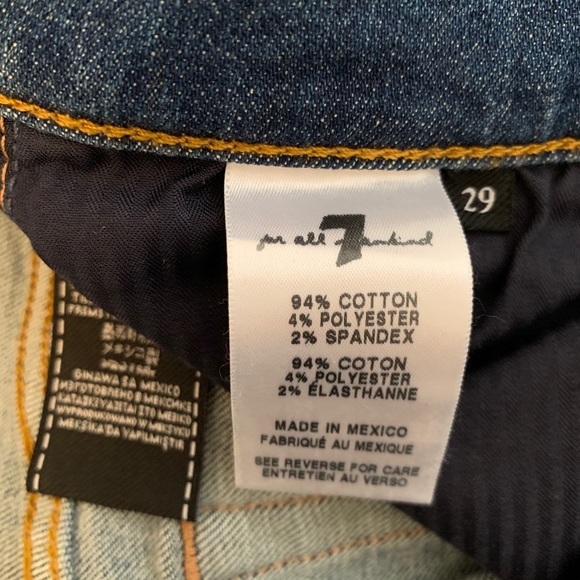 7 For All Mankind Polka Dot Painted Jeans - Picture 5 of 6